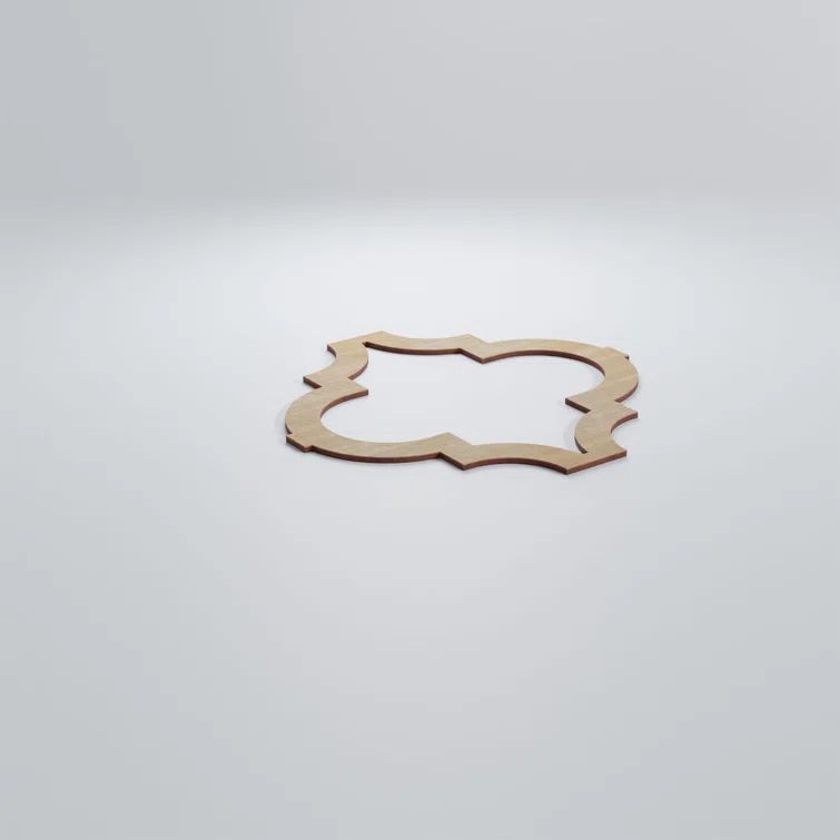 Birch 15" x 15" Decorative Fretwork Wall Panel