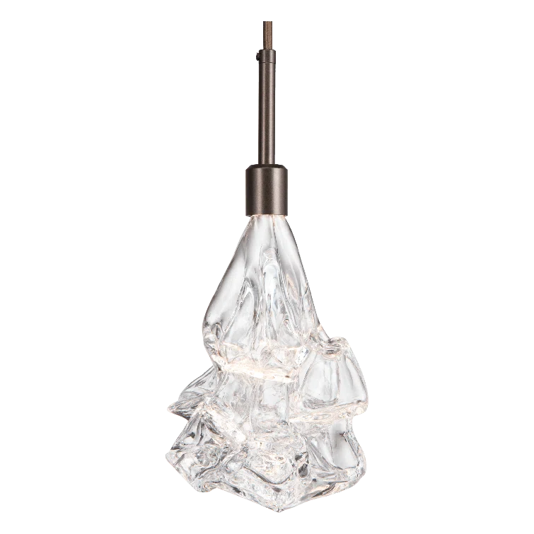 Blossom Square 9-Light LED Cluster Pendant in Flat Bronze