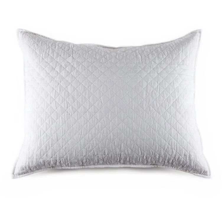 Hampton White Cotton Standard Quilted Sham