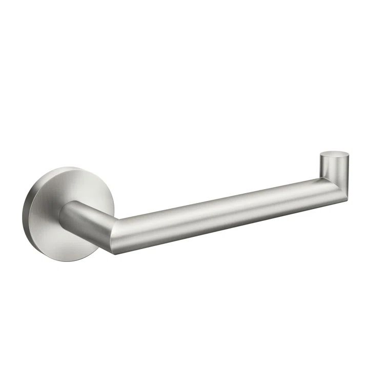Brushed Nickel Modern Wall Mount Toilet Paper Holder