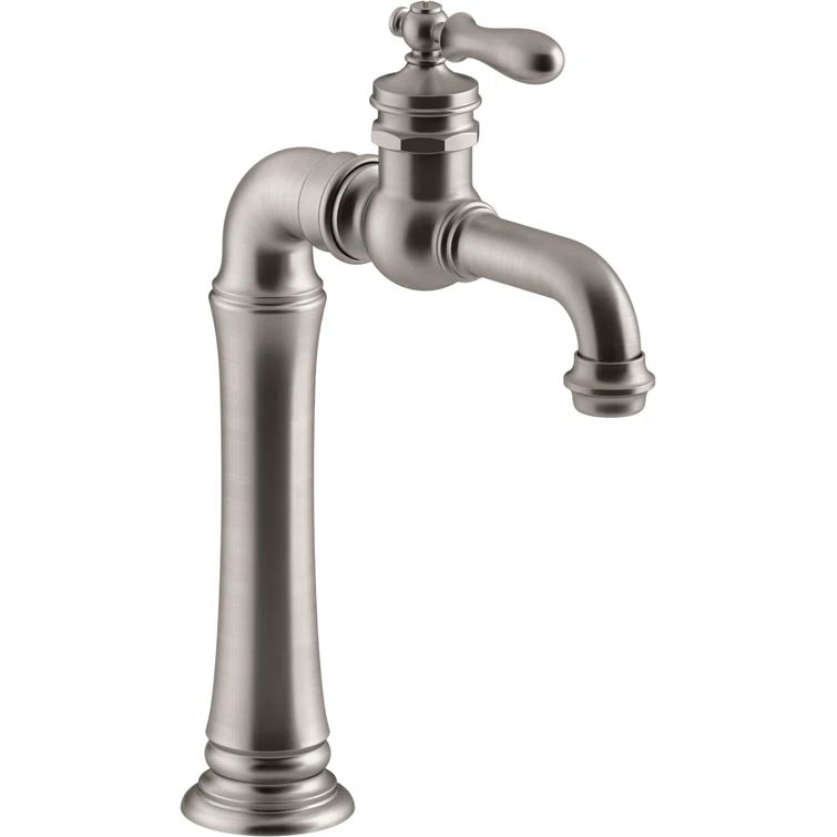 Vibrant Stainless Steel Gentleman's Bar Faucet with Single Handle