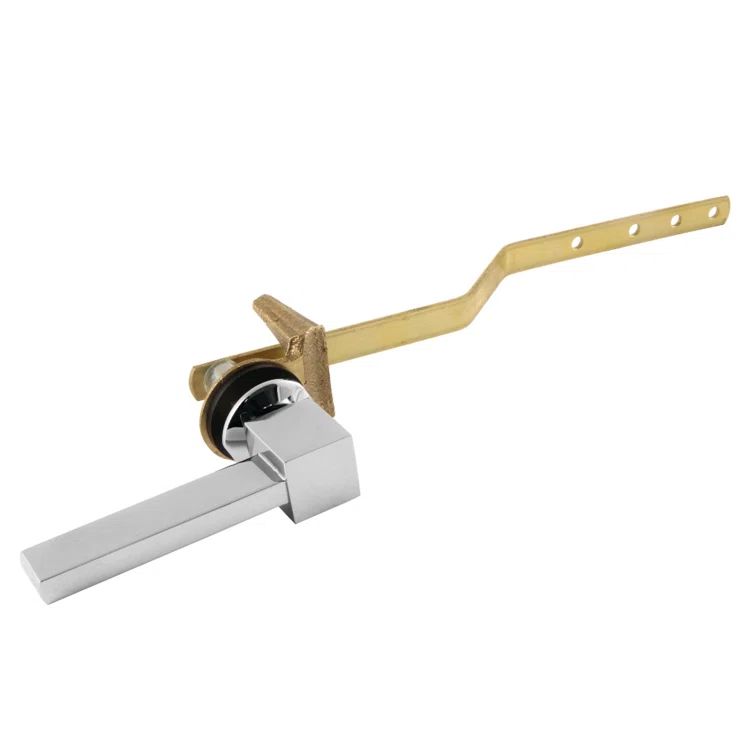 Polished Chrome Brass Front Mount Toilet Tank Lever
