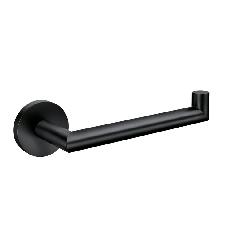 Matte Black Stainless Steel Wall Mount Toilet Paper Holder