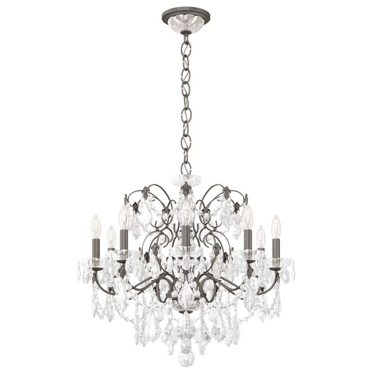 Black Pearl Heritage Crystal 9-Light Chandelier