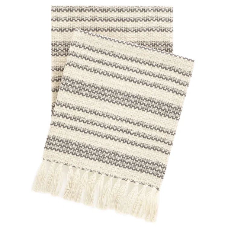 Cade Shale Handwoven Cotton Throw Blanket 70"D x 50"W