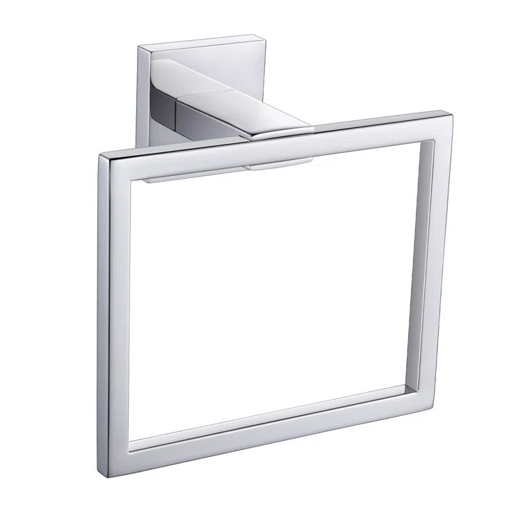 Polished Chrome Stainless Steel Wall Mounted Towel Ring