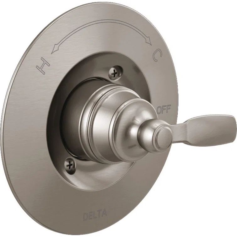 Stainless Steel Wall-Mounted Lever Shower Trim