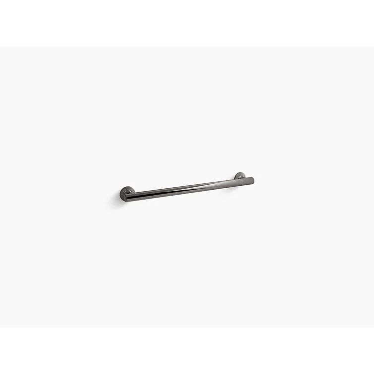18" Vibrant Brushed Moderne Brass Metal Grab Bar