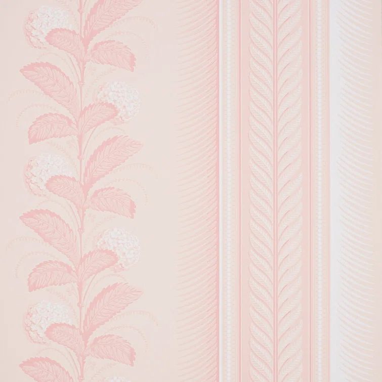 Blush Hydrangea Drape Non-Pasted Paper Wallpaper