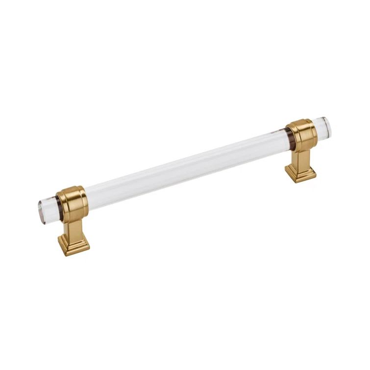 Clear and Champagne Bronze 6-5/16" Bar Pull