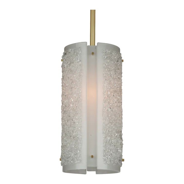 Textured Glass 1 - Light Single Pendant