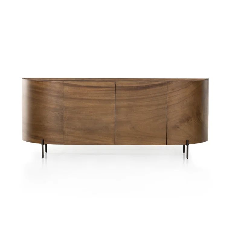 Lunas 77'' Caramel Guanacaste Wood Sideboard