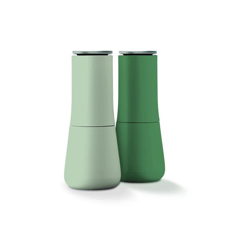 Sage Green Ceramic Salt and Pepper Mill Set
