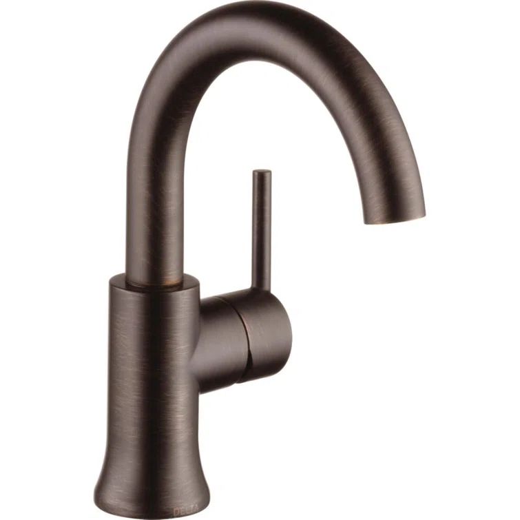 Venetian Bronze Single Handle Bathroom Faucet with Pull-down Spray