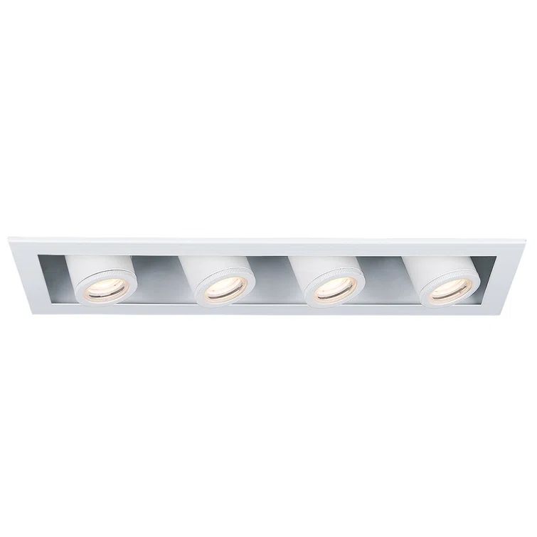 Silo X20 4-Light 27.88" White Aluminum LED Adjustable Trim