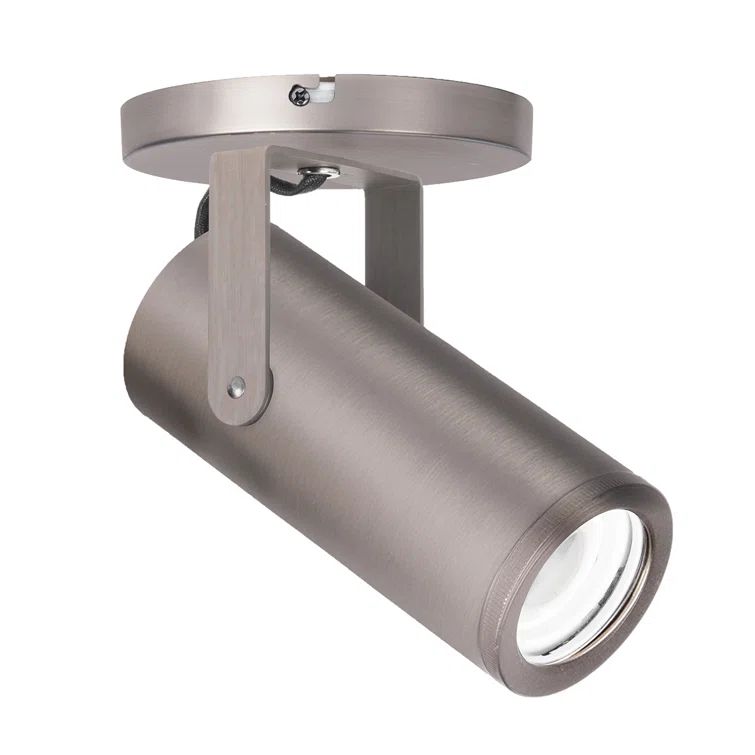 Brushed Nickel 6" LED Monopoint Track Light