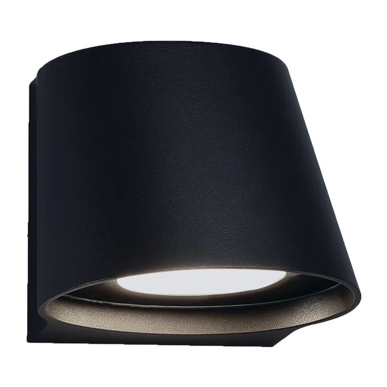 Mod LED Dimmable Outdoor Wall Light in Dramatic Bronze