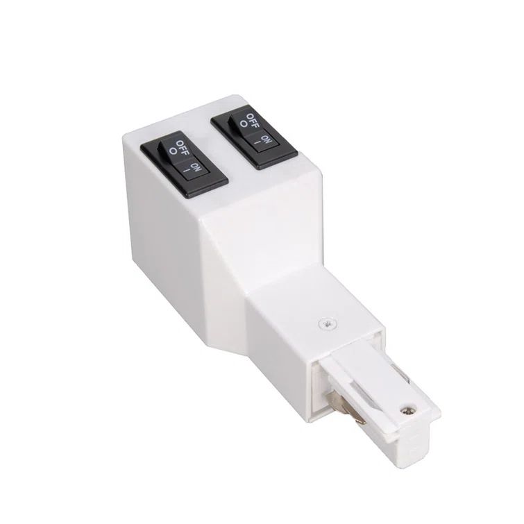 White Compact Current Limiter Track Accessory