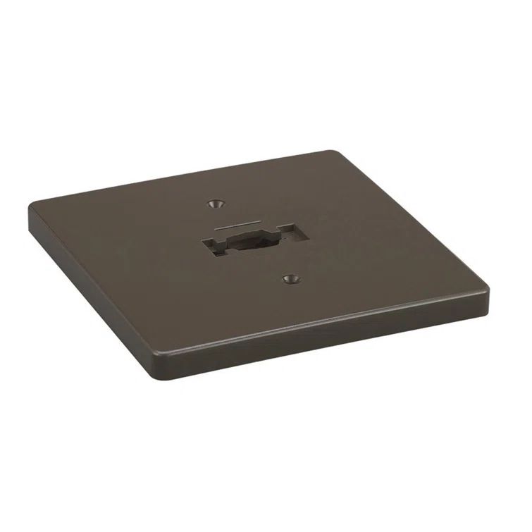 Dark Bronze Square Monopoint Canopy Adapter for Track Fixtures
