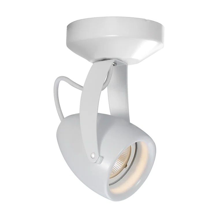 Impulse 360° White LED Monopoint Track Light with Adjustable Aiming