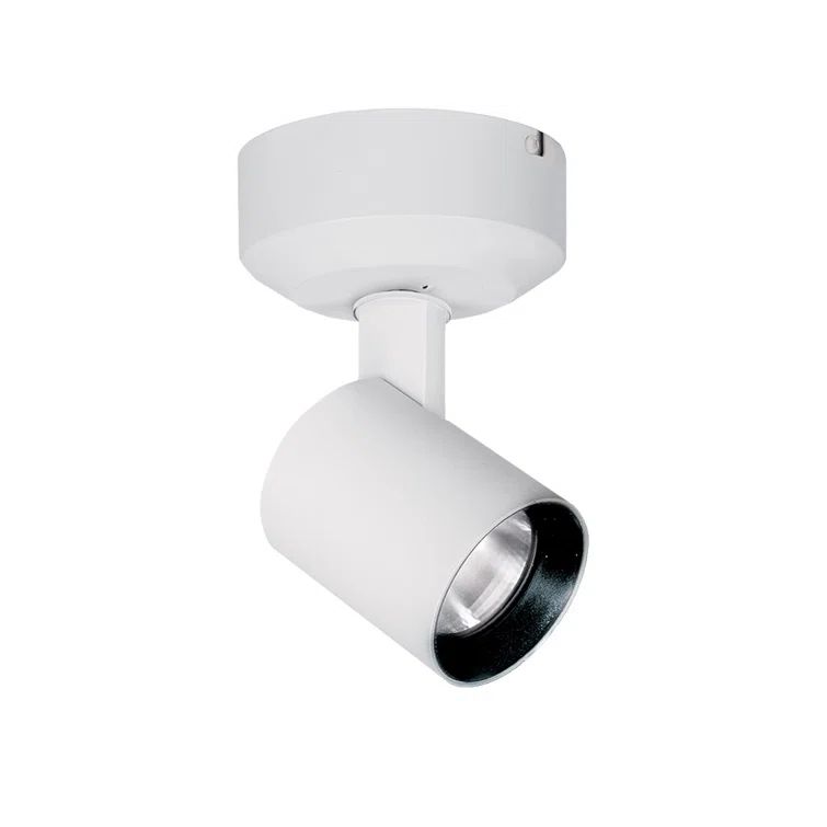 Lucio 10W White Aluminum LED Monopoint Spot Light with Adjustable Beam