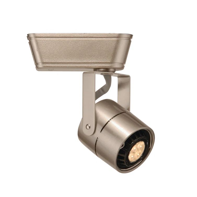 Brushed Nickel Low Voltage Track Head Light Fixture