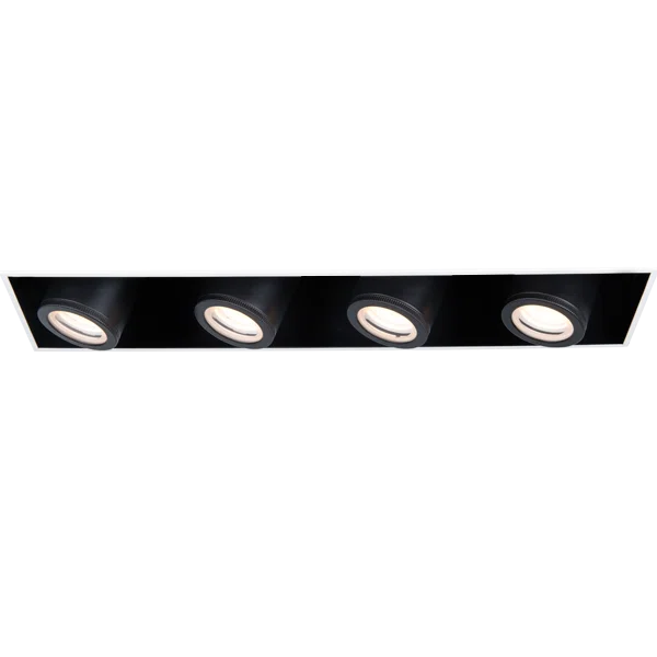 White and Black Aluminum 28" LED Indoor/Outdoor Light