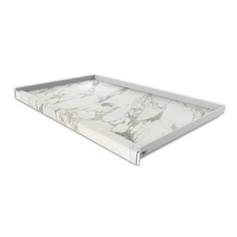 Calcutta Gold 60" x 36" Composite Rectangle Shower Base