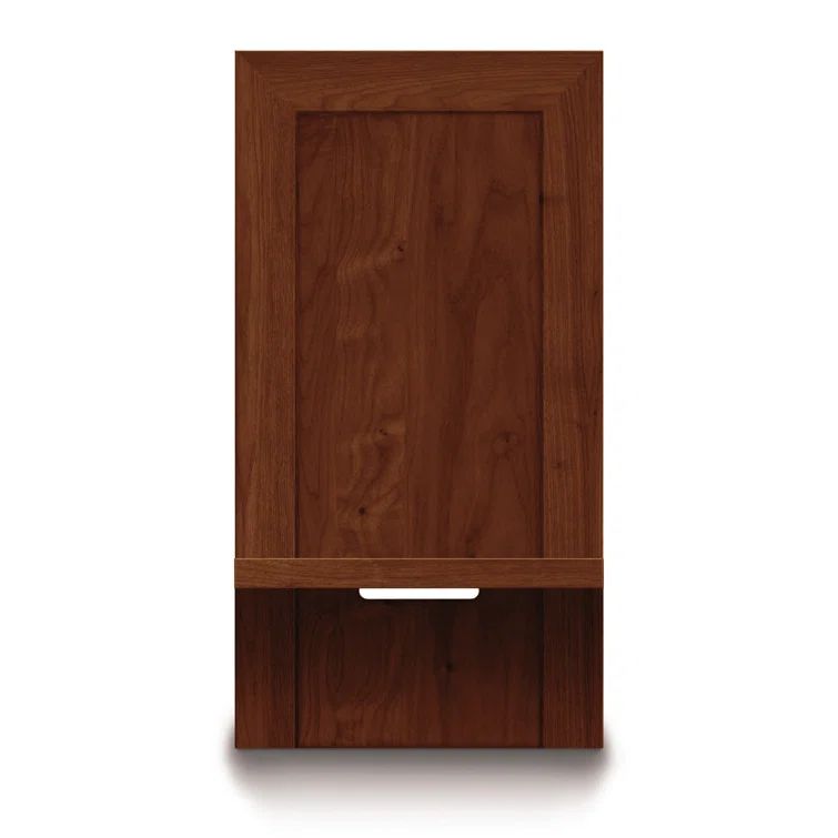 Cognac Cherry Solid Wood 29" Floating Nightstand