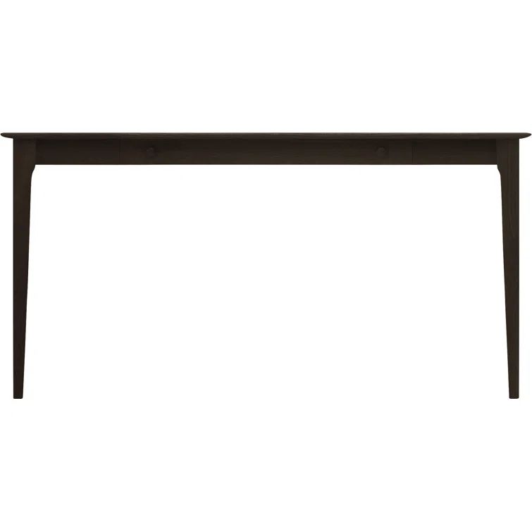 Sarah Smoke Cherry Solid Wood Computer Desk with Drawer