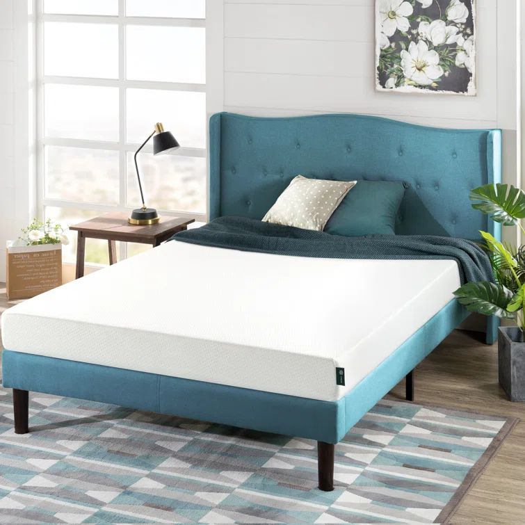 Full White 6-Inch Firm Memory Foam Mattress