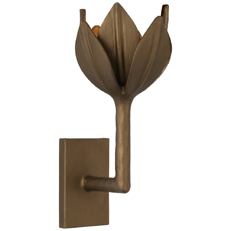 Albero Antique Bronze Leaf Energy Star Sconce