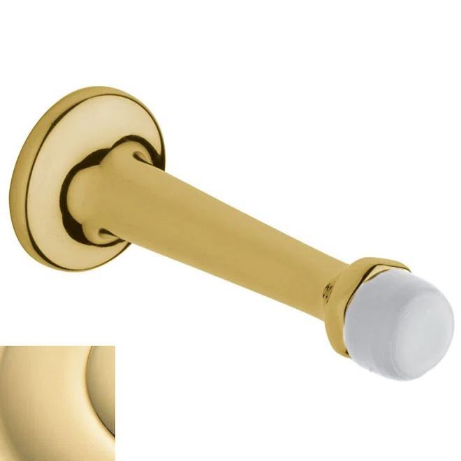 Unlacquered Brass Magnetic Wall Door Holder