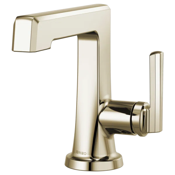 Sleek Modern 6.5" Nickel Single-Handle Undermount Faucet