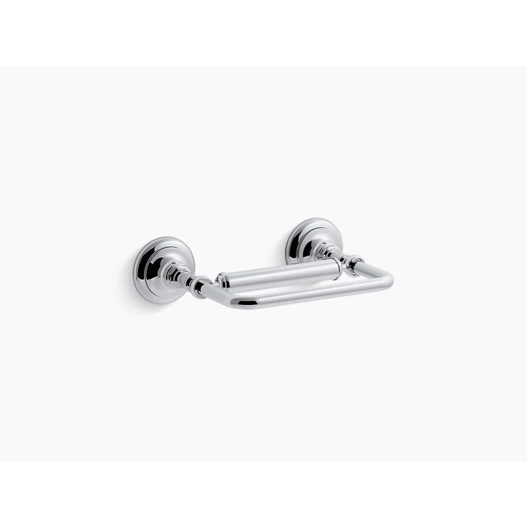 Polished Chrome Pivoting Toilet Tissue Holder