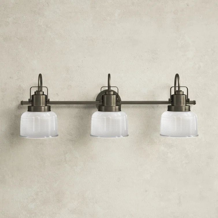 Archie Venetian Bronze 3-Light Bath & Vanity Fixture