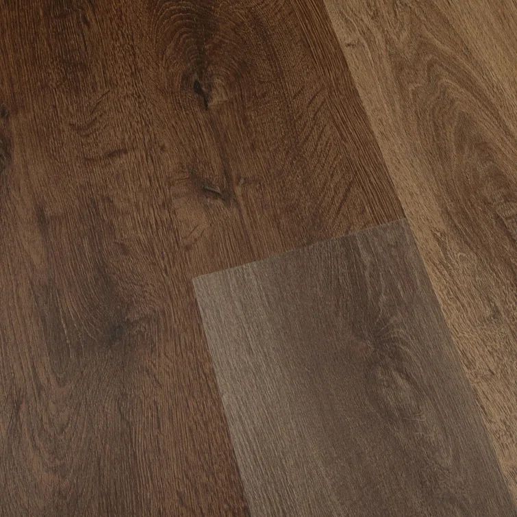 Lowland Forest Oak Brown and Gray Vinyl Plank Flooring