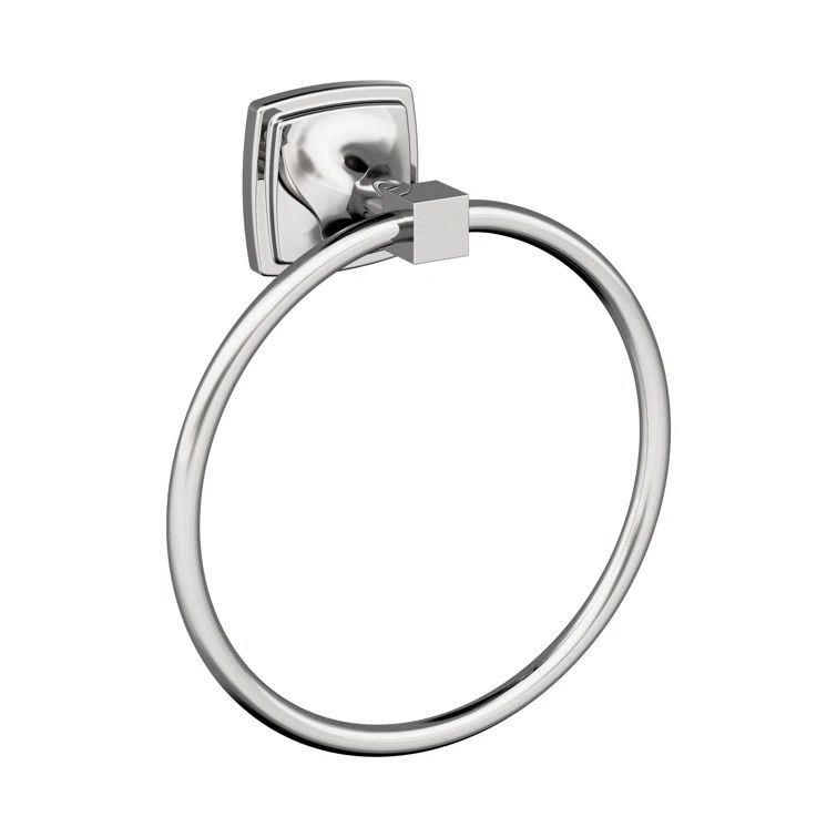 Stature Chrome Wall Mounted Towel Ring