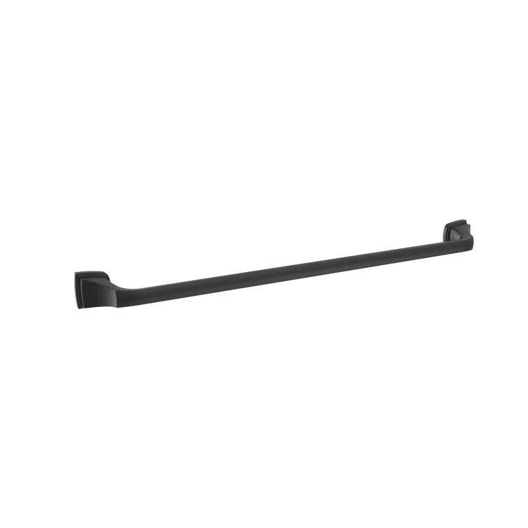 Matte Black 24-inch Wall Mounted Towel Bar