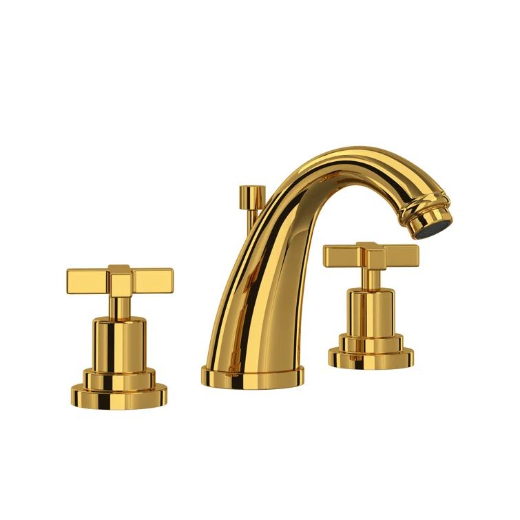 Lombardia Polished Nickel 5.5" Transitional Brass Bathroom Faucet