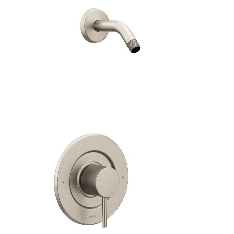 Mist Rain Wall-Mounted Shower Trim in Brushed Nickel