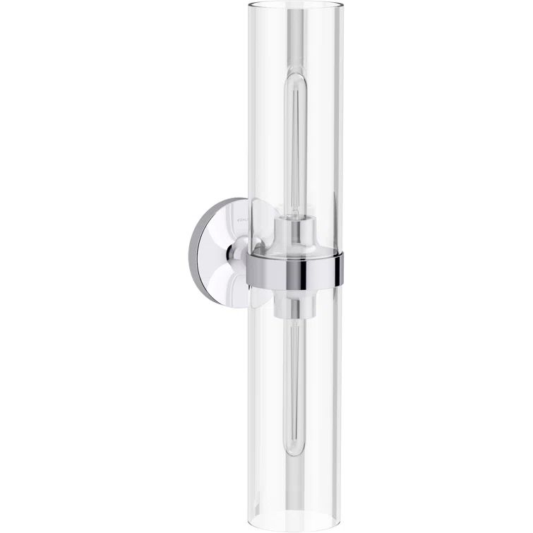 Purist 22" Polished Chrome Contemporary Bathroom Vanity Light