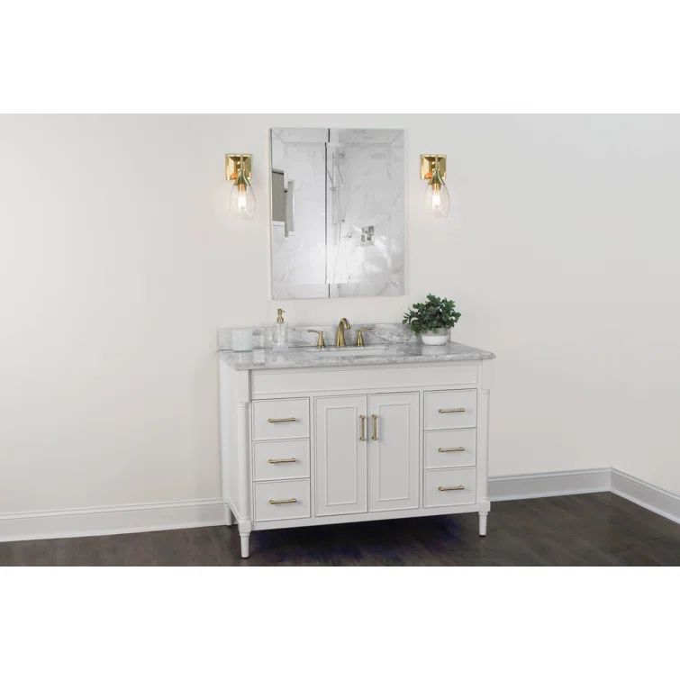 Grace 13'' Modern Brass Curved Glass Wall Sconce