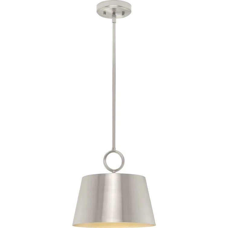 Parkhurst Brushed Nickel Glass Dome Pendant Light