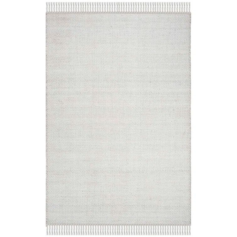Amalie Bone Wool 3' x 5' Hand Woven Area Rug