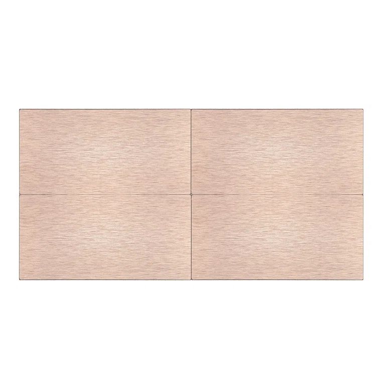 Elixir Polished Silver Peel and Stick Subway Tile