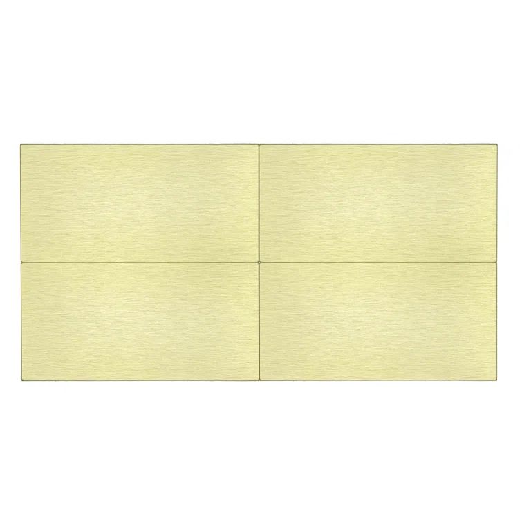Elixir Polished Gold Peel and Stick Subway Tile