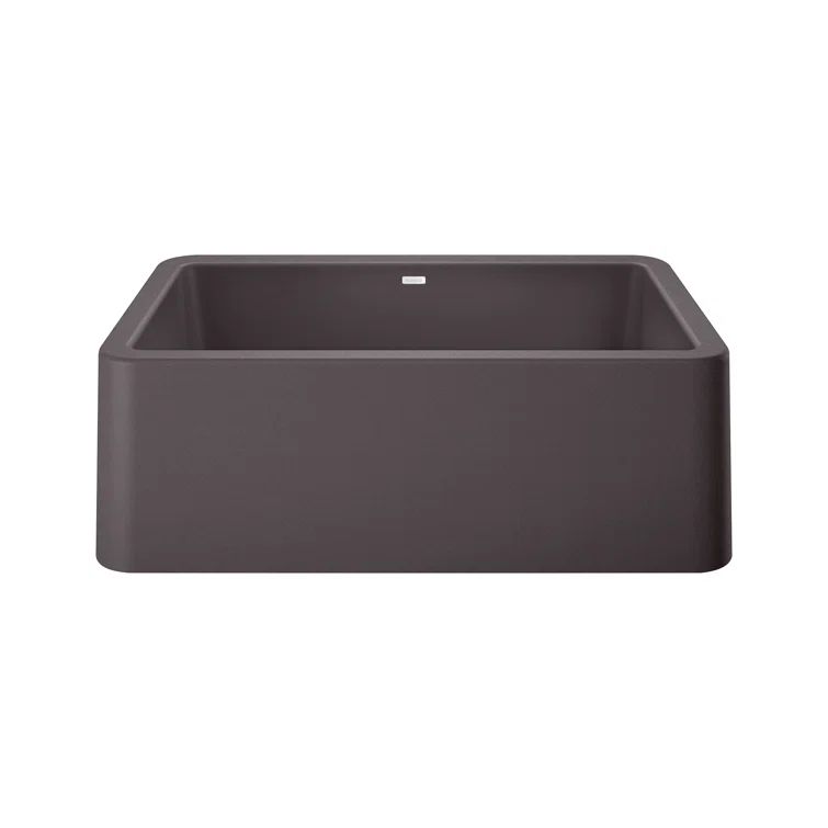 Cinder Granite Composite 30" Farmhouse Apron-Front Sink