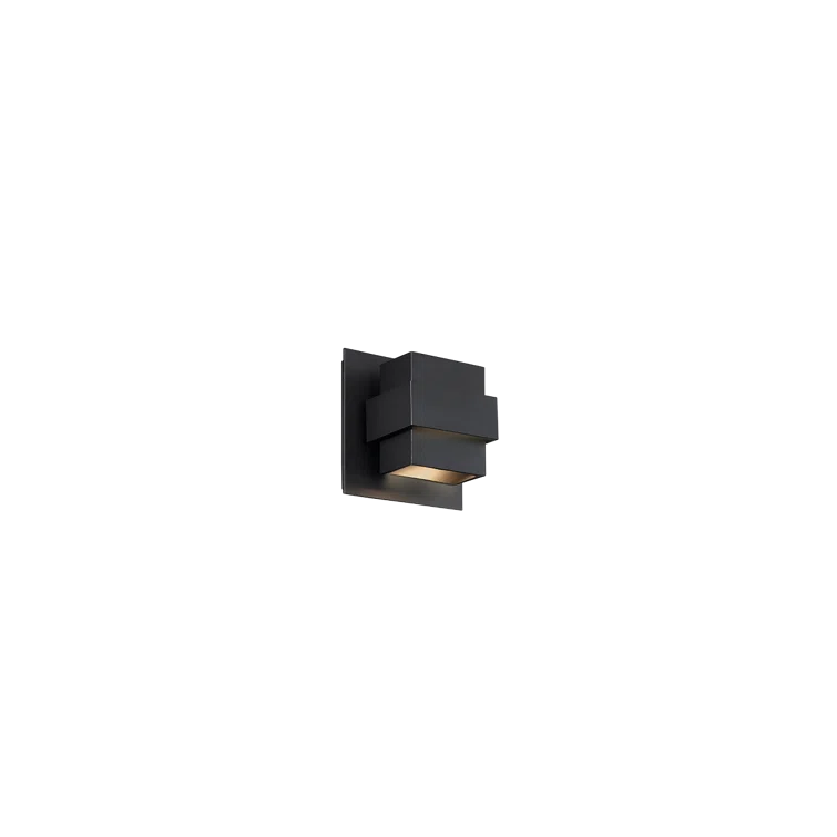Pandora Black 7 Inch LED Outdoor Wall Light