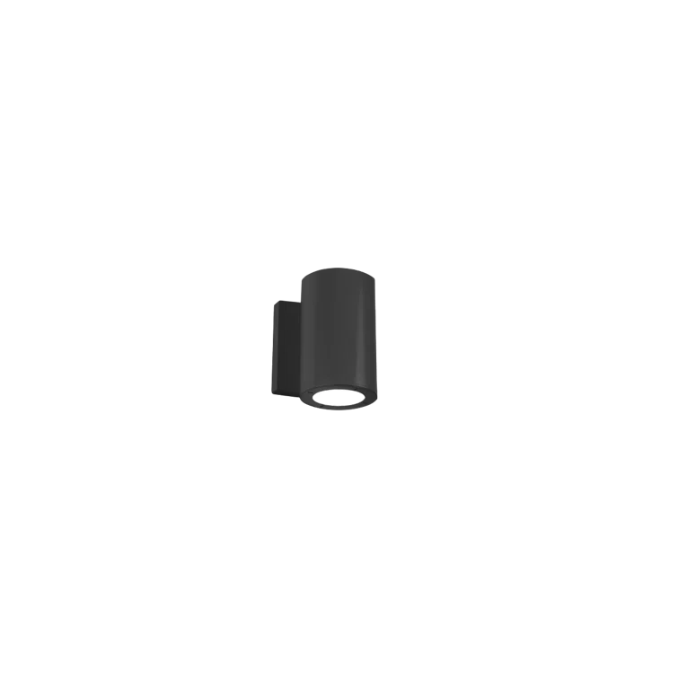 Modern Black and Bronze LED Outdoor Wall Light
